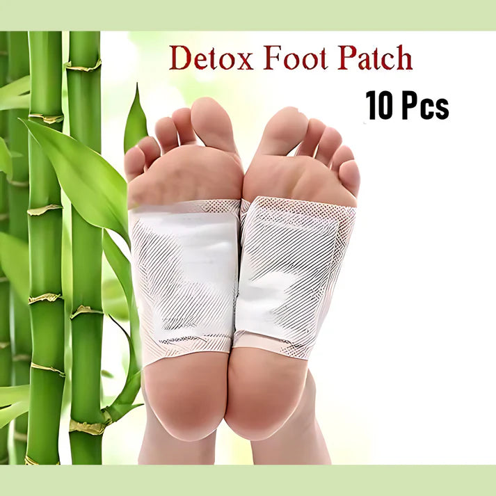 Natural Detox Foot Patches - 10-Piece Set for Restorative Cleansing