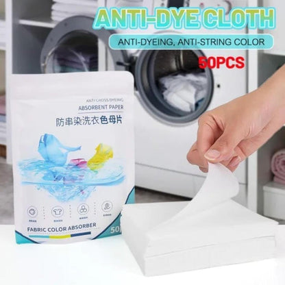 Magic Dirt & Colour Absorbent paper for Washing Machine 50pcs